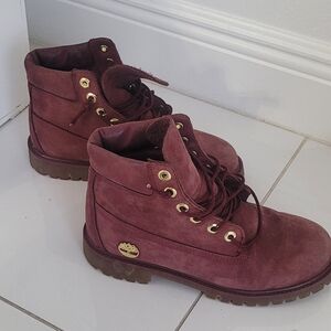 Timberland Women's Burgundy Boots